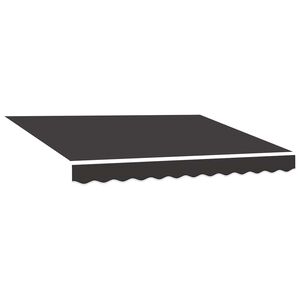 vidaXL Zamjenska tkanina za tendu siva 300x250 cm poliester