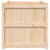 vidaXL Vrtna sadilica 70 x 70 x 70 cm od masivne borovine
