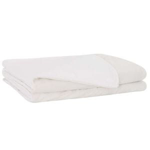 vidaXL Težak pokrivač Bijela 152 x 203 cm 7 kg 100% Pamuk 205T