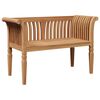 vidaXL klupa Smeđa 127,5 x 52 x 80 cm Masivni teakov drvo