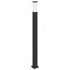 vidaXL Stupić sa senzorom 110 cm Crna IP44
