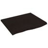 vidaXL Stolna ploča tamnosiva 60x50x2 cm obrađena masivna hrastovina