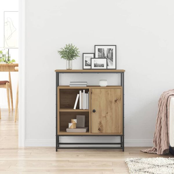 vidaXL Kreveta Umjetnički hrast 69 x 35 x 80 cm Konstruirano drvo