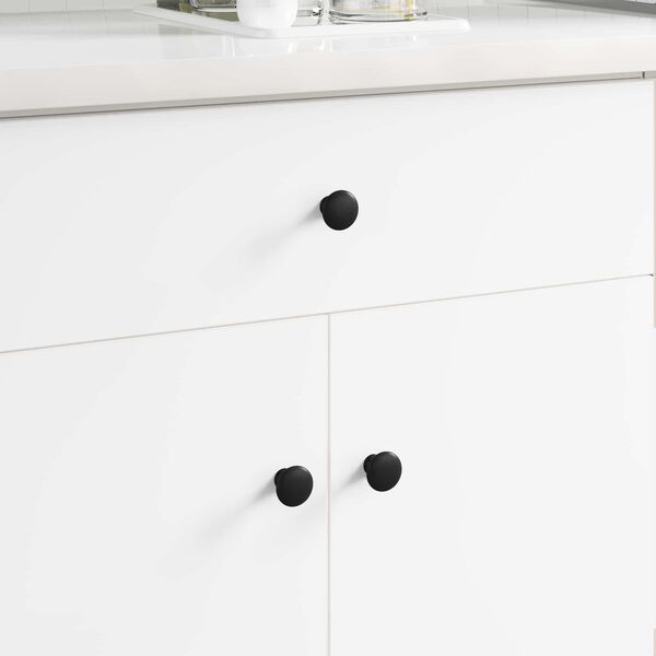 vidaXL Dr&scaron;ka 12 pcs Crna &Oslash;30 mm Aluminij