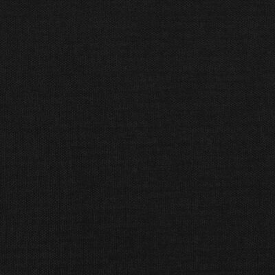 vidaXL Krevet s oprugama i madracem crni 140 x 190 cm od tkanine