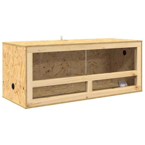 vidaXL Terarij Smeđa 100 x 40 x 40 cm OSB