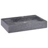 vidaXL Umivaonik crni 58 x 39 x 10 cm mramorni