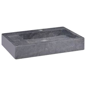 vidaXL Umivaonik crni 58 x 39 x 10 cm mramorni