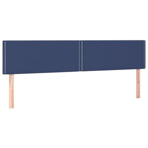 vidaXL Uzglavlja plava 160x5x78/88 cm od tkanine