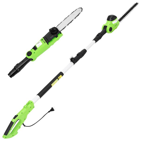 vidaXL 2-u-1 teleskopska motorna pila / trimer 25/41 cm 710/550 W