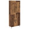 vidaXL Highboard Staro drvo 69,5 x 34 x 180 cm Konstruirano drvo