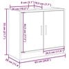 vidaXL Kupaonski ormar Staro drvo 63 x 29 x 55 cm Konstruirano drvo