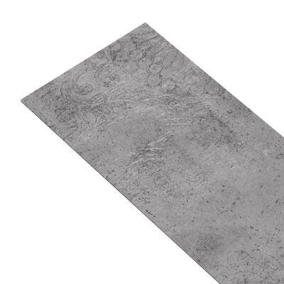 vidaXL Samoljepljive podne obloge PVC 5,21 m² 2 mm smeđa boja cementa