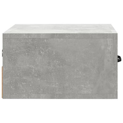 vidaXL Zidni noćni ormarić siva boja betona 35 x 35 x 20 cm