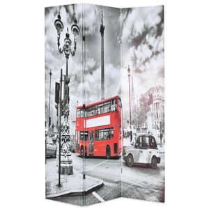 vidaXL Sklopiva sobna pregrada 120 x 170 cm slika londonskog autobusa