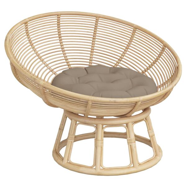 vidaXL Okrugli jastuk smeđesivi &Oslash; 60 x 11 cm od tkanine Oxford