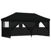 vidaXL &Scaron;ator za zabave 292 x 580 x 315 cm Crna Oxford tkanina