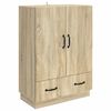 vidaXL Kreveta Hrast sonoma 66 x 34,5 x 92 cm Konstruirano drvo