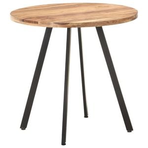 vidaXL Blagovaonski stol 80 cm od masivnog bagremovog drva