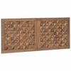 vidaXL Uzglavlje Zidne Prirodna 120 cm Čvrsto teak drvo