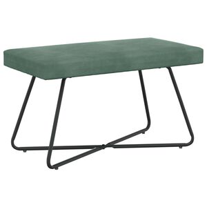 vidaXL klupa Morska zelena 80 x 40 x 45 cm Bar&scaron;un