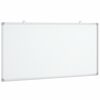 vidaXL Magnetna ploča bijela 100 x 50 x 1,7 cm aluminijska