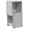 vidaXL Kutni ormarić 25,5x25x55cm Konstruirano drvo Siva Sonoma