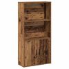 vidaXL Regal za knjige boja starog drva 60x24x120 cm konstruirano drvo