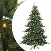 vidaXL Umjetno božićno drvce s nogom Zelena 240 cm PVC i čelik