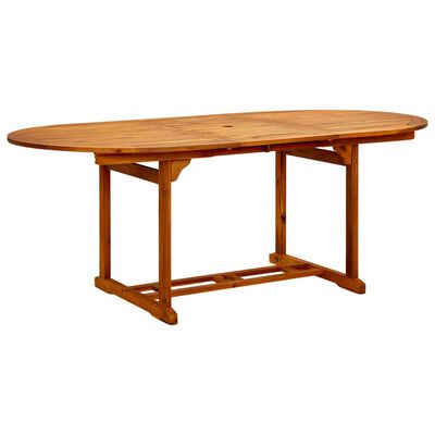 vidaXL Vrtni stol od masivnog bagremovog drva 200 x 100 x 75 cm