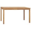 vidaXL Vrtni blagovaonski stol 140 x 80 x 77 cm od masivne tikovine