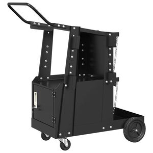 vidaXL Kolica za zavarivanje Crna 91 x 47 x 96 cm Čelik