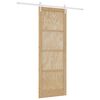 vidaXL Klizna vrata ORKDAL Prirodna i bijela 83 x 232 cm