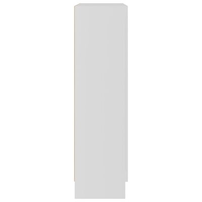 vidaXL Vitrina bijela 82,5 x 30,5 x 115 cm konstruirano drvo