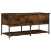 vidaXL Klupa za pohranu boja hrasta 100x42,5x47 cm konstruiranog drva