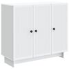 vidaXL Kreveta Bijela 89 x 34,5 x 80 cm Konstruirano drvo
