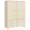 vidaXL Ormar HAMAR boja meda 99 x 45 x 137 cm od masivne borovine