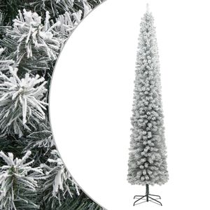 vidaXL Usko božićno drvce sa stalkom i snijegom 270 cm PVC