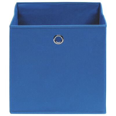 vidaXL Kutije za pohranu 4 kom plave 32 x 32 x 32 cm od tkanine