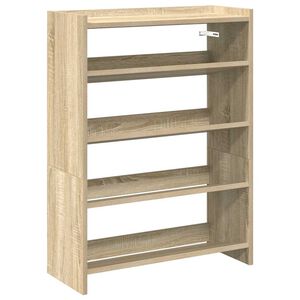 vidaXL Stalak za cipele boja hrasta 60x25x81 cm konstruirano drvo
