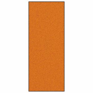 vidaXL Otirač Ostalo Narančasta i Crna 120 x 300 cm Poliamid i PVC