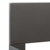 vidaXL Okvir za krevet od umjetne kože s LED svjetlom sivi 140x200 cm
