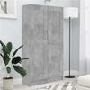 vidaXL Ormarić za knjige boja betona 82,5x30,5x150cm konstruirano drvo
