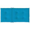 vidaXL Jastuci za vrtne stolice 2 kom plavi 100 x 50 x 3 cm od tkanine