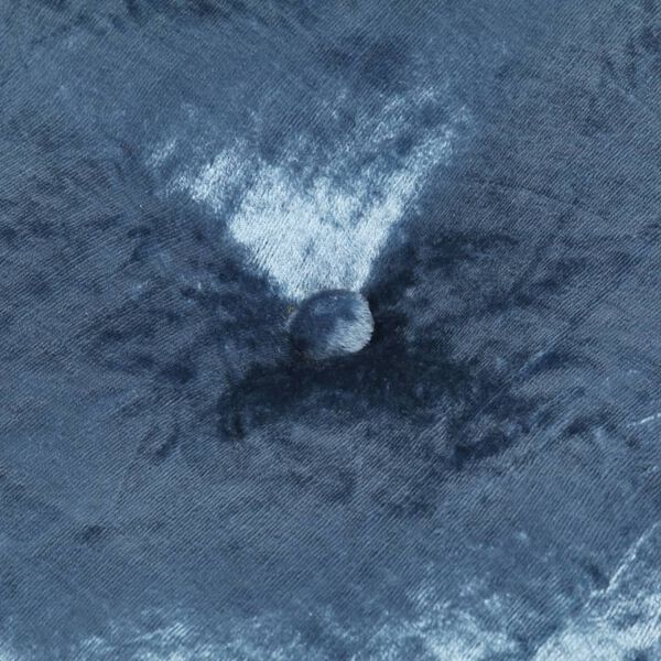 vidaXL Okrugli tabure baršunasti 40 x 20 cm plavi