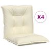 vidaXL Jastuci za vrtne stolice 4 kom krem 100 x 50 x 7 cm od tkanine