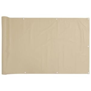 vidaXL Balkonski zastor bež 75 x 300 cm od tkanine Oxford