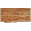 vidaXL Zidna polica 60x30x3,8 cm pravokutna bagremovo drvo živi rub