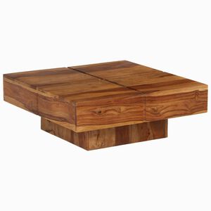 vidaXL Stolić za kavu 80 x 80 x 30 cm od masivnog bagremovog drva