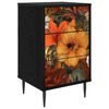 vidaXL Noćni ormar GENNEP Crni hrast 36 x 33 x 61 cm Konstruirano drvo